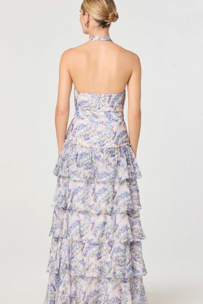 Adamaris Tiered Halter Maxi Dress - Image 2