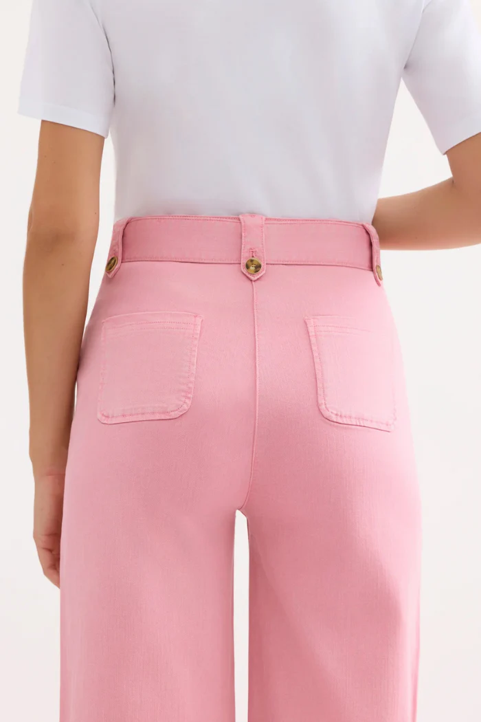 Alina Wide High Waisted Jeans - Image 3