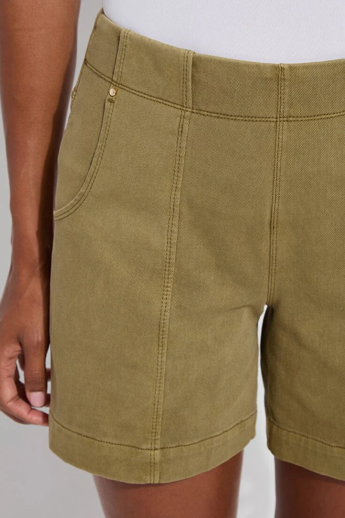 Amira Denim Short - Antique Wash Green - Image 5