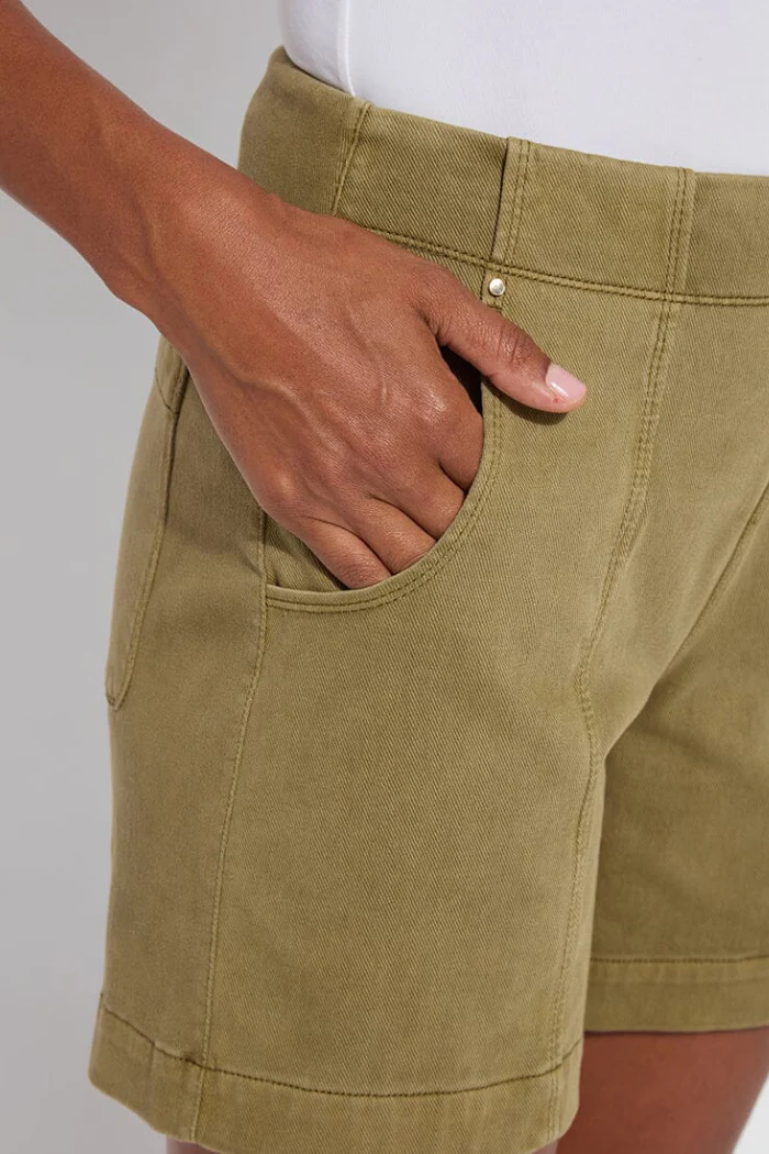 Amira Denim Short - Antique Wash Green - Image 6