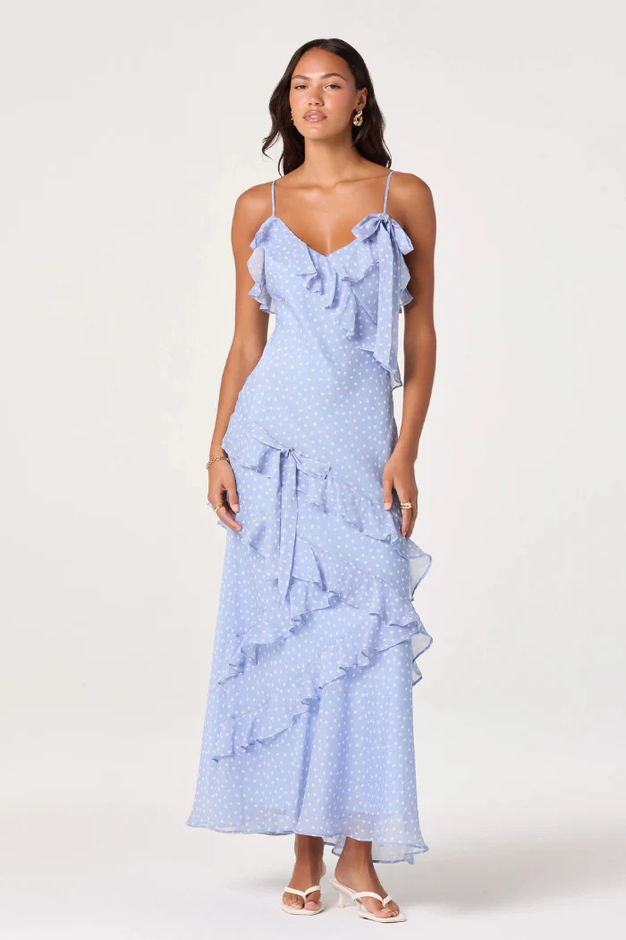 Amiya Chiffon Maxi Dress - Image 2