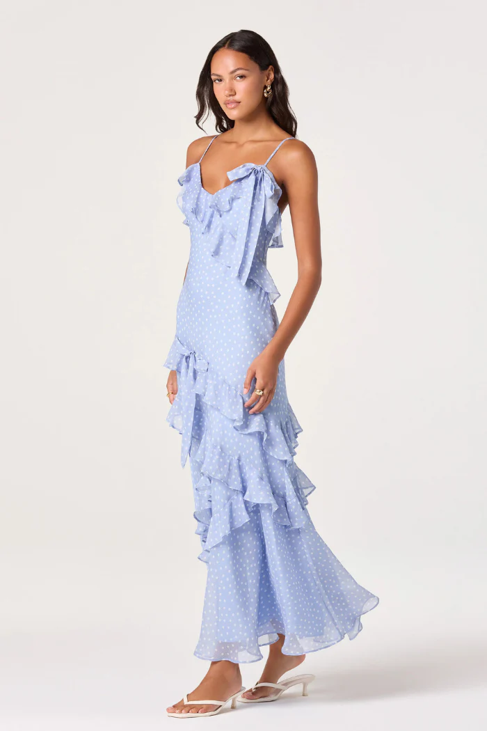 Amiya Chiffon Maxi Dress - Image 3