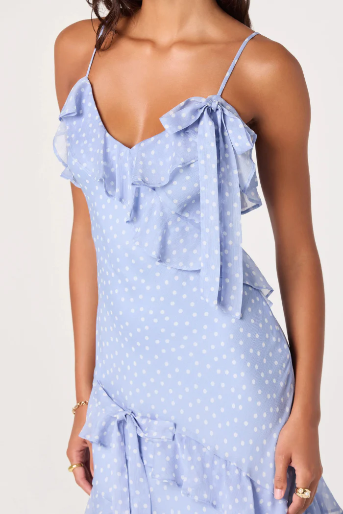 Amiya Chiffon Maxi Dress - Image 5
