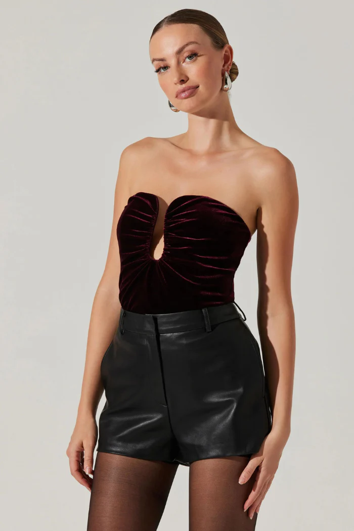 Arista Sweetheart Velvet Top - Image 3