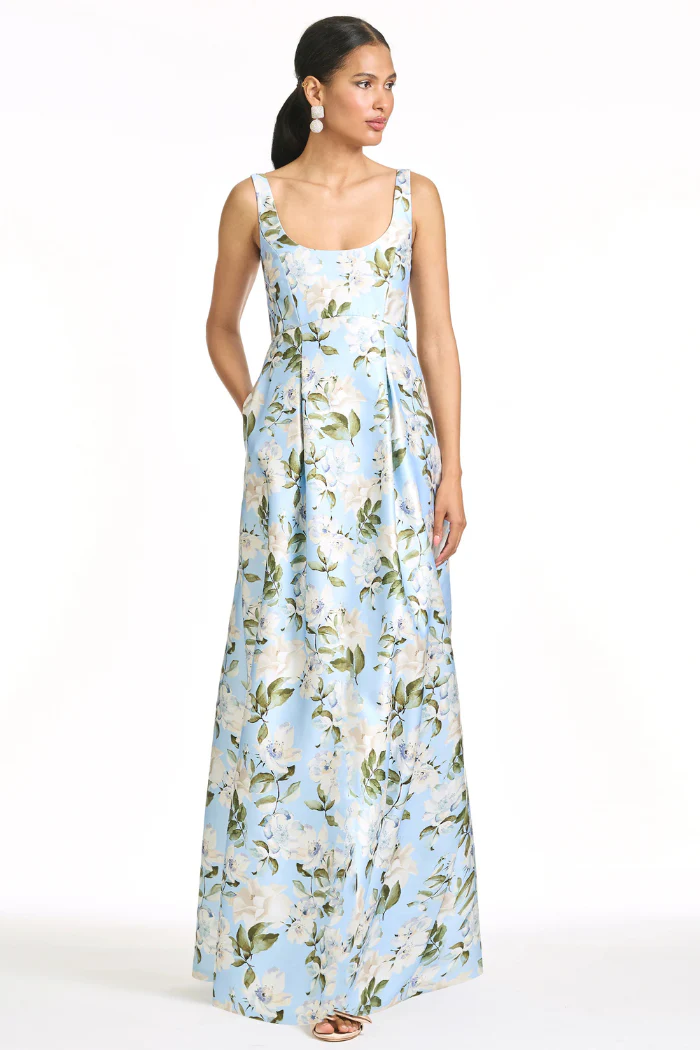 Aurora Gown - Sky Camellia - Image 4