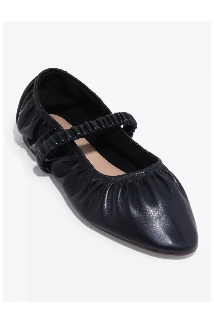 Avery Mary Jane Flat - Smooth Black - Image 2
