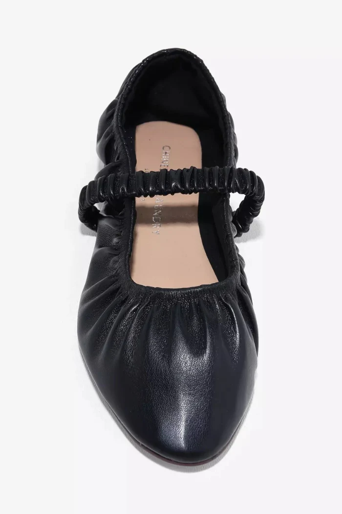 Avery Mary Jane Flat - Smooth Black - Image 3