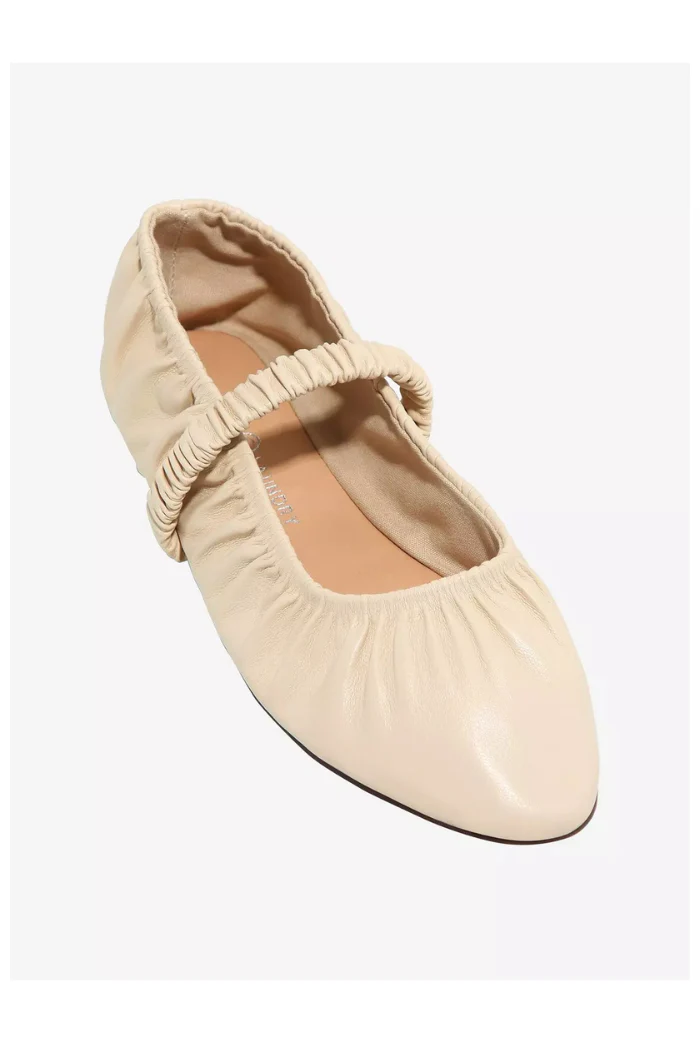 Avery Mary Jane Flat - Smooth Cream - Image 2
