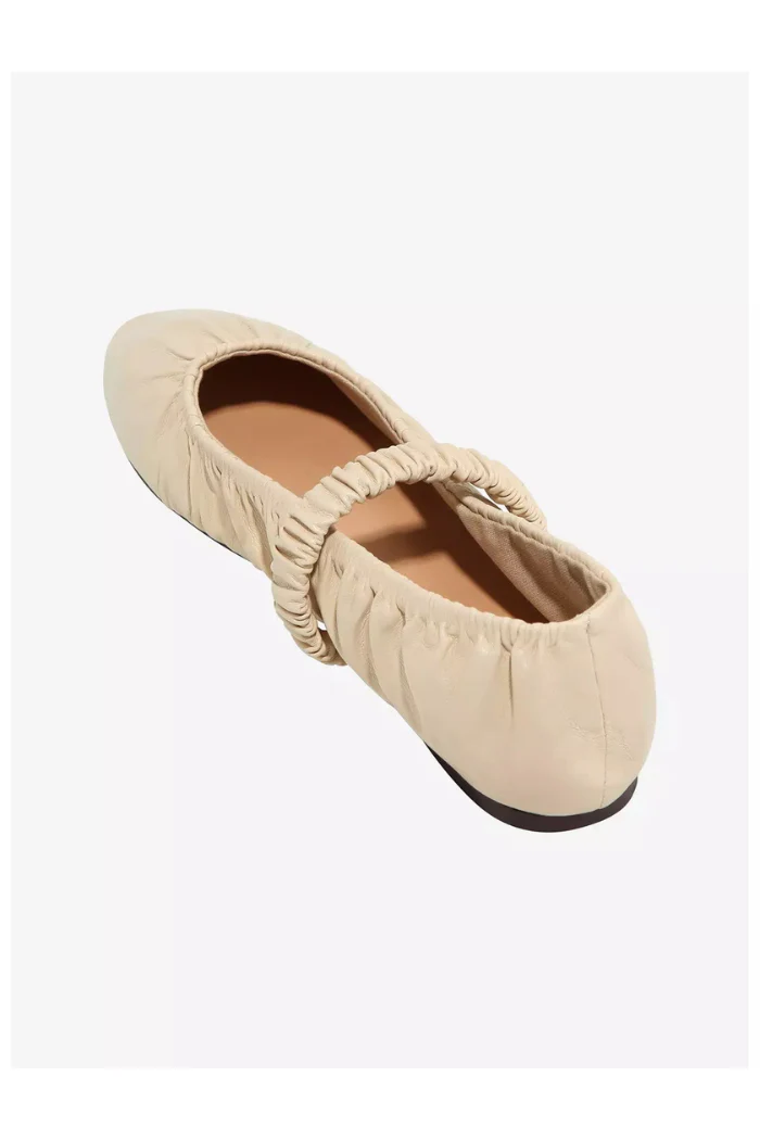 Avery Mary Jane Flat - Smooth Cream - Image 4