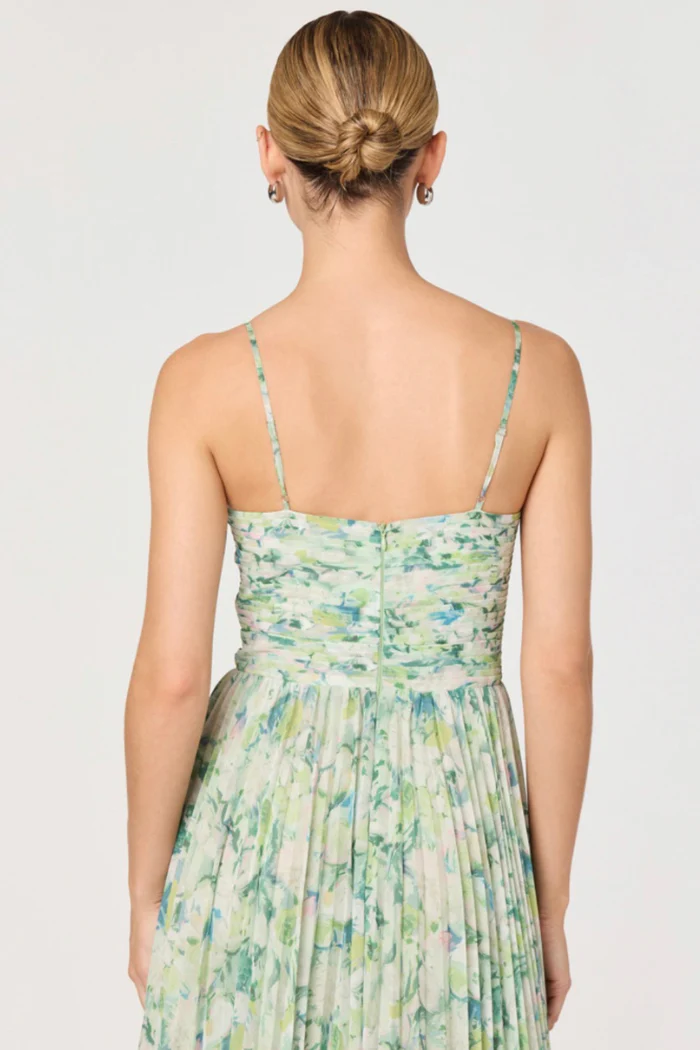 ASTR the Label Bayley Floral Pleated Midi Dress – Romantic Wedding Guest & Garden Party Style - Image 7