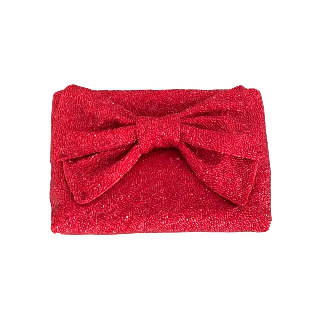 Beaded Bow Bag - Image 3