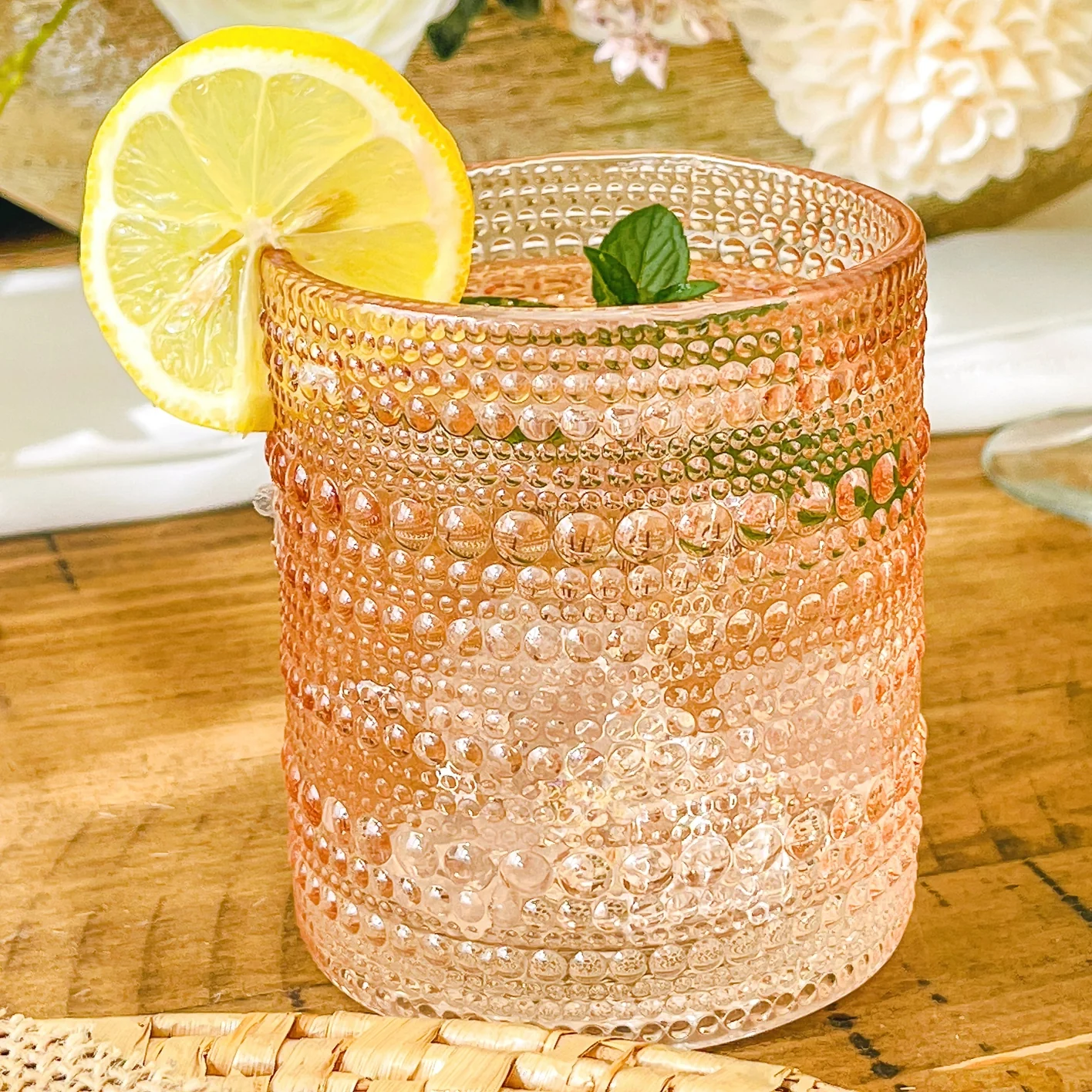 Beaded Vintage Glass - Image 3