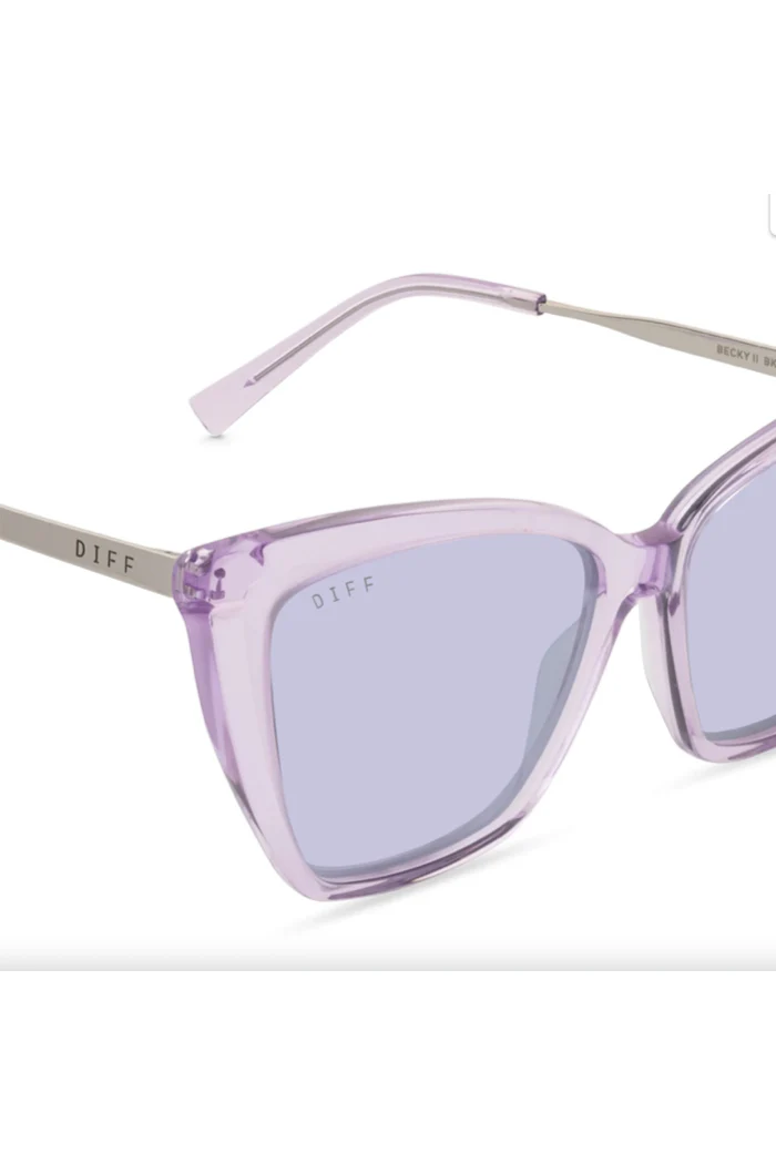 Becky II Lavender Sunglasses - Image 3