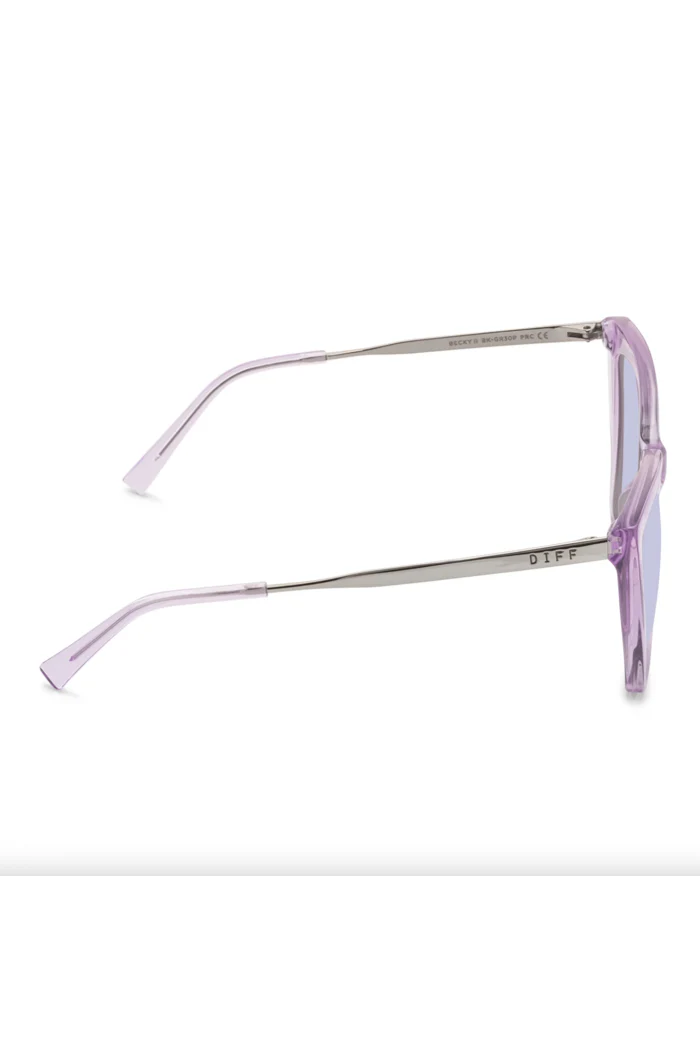 Becky II Lavender Sunglasses - Image 4