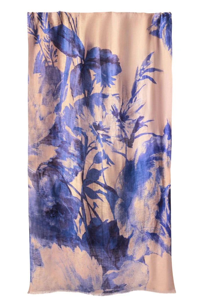 Blue Blooms Scarf - Image 2