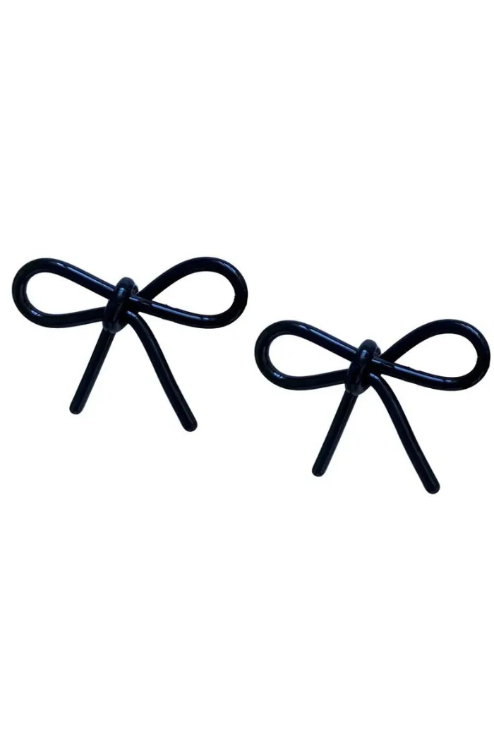 Bow Statement Earrings - Image 2