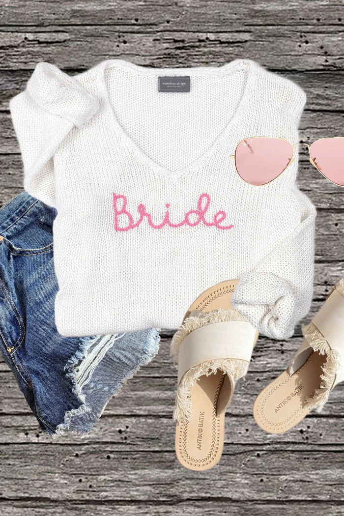 Bride V Cotton Sweater - Image 7