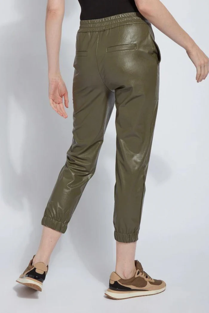 Brisk Leather Jogger - Image 4