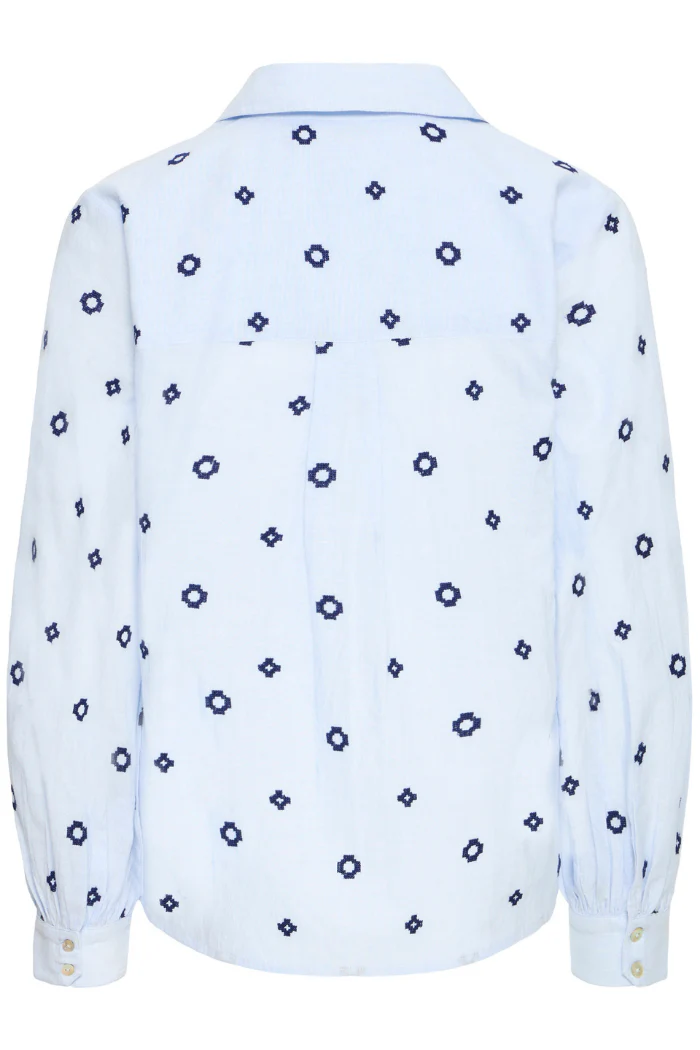 BYFabienne Embroidered Geometric Button-Front Shirt - Image 7