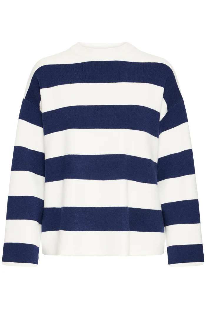 BYOtari Wide Stripe Knit Sweater - Image 10