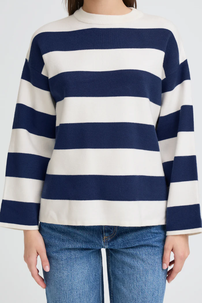 BYOtari Wide Stripe Knit Sweater - Image 7