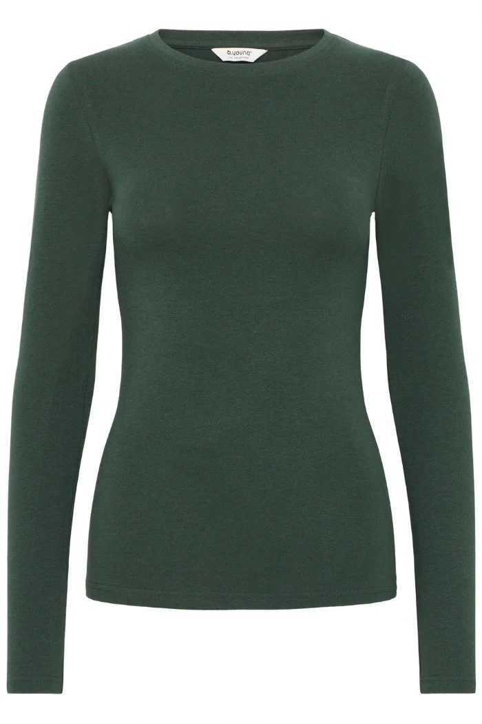 BYPamila Long Sleeve Jersey Tee - Green Gables - Image 7