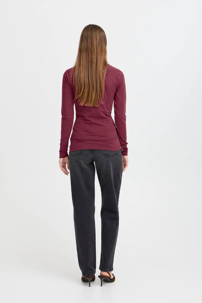 BYPamila Long Sleeve Jersey Tee - Port Royale - Image 4