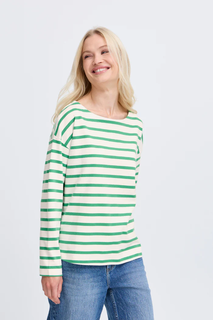 BYRamsi Striped Long Sleeve Pullover