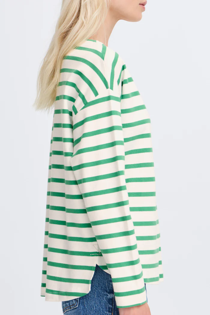 BYRamsi Striped Long Sleeve Pullover - Image 3
