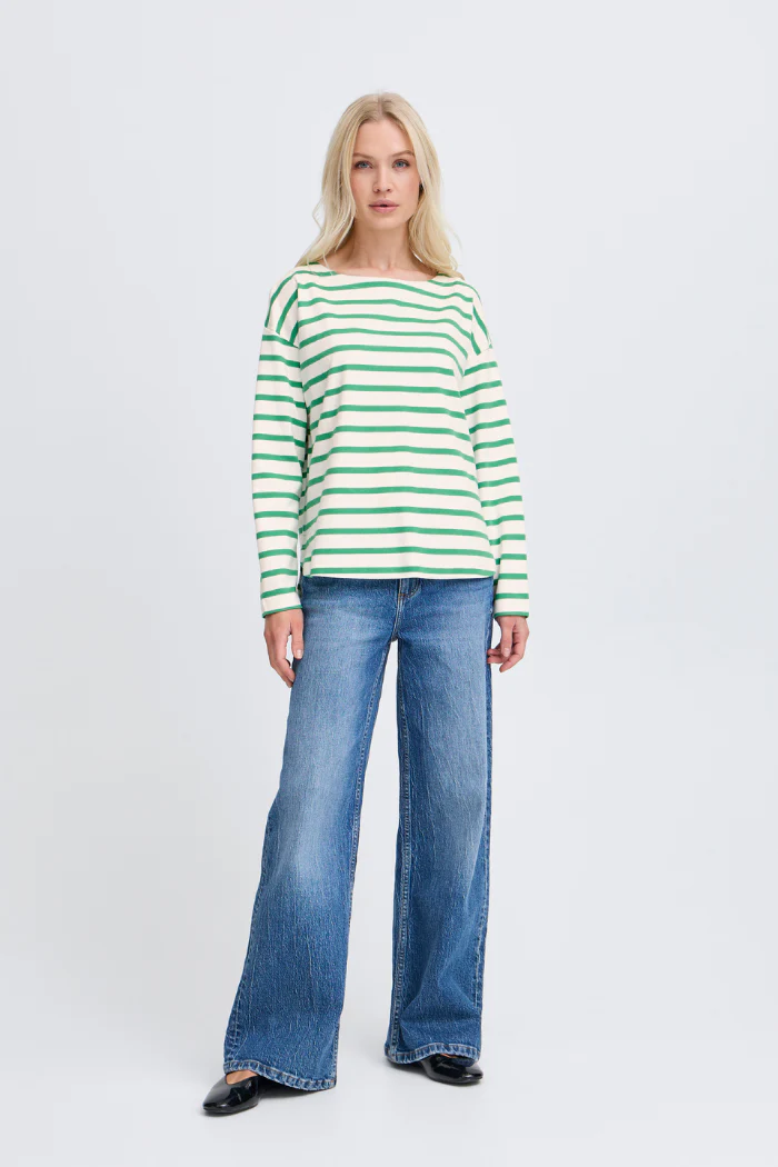 BYRamsi Striped Long Sleeve Pullover - Image 4