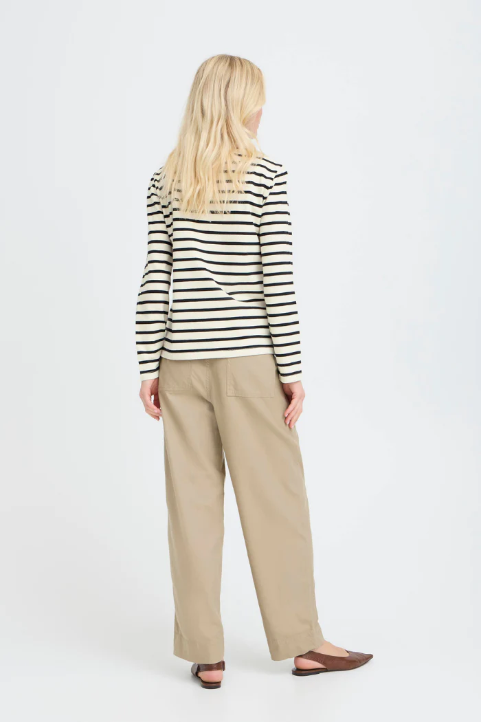 BYSaima Striped Boatneck Long Sleeve Tee - Image 5