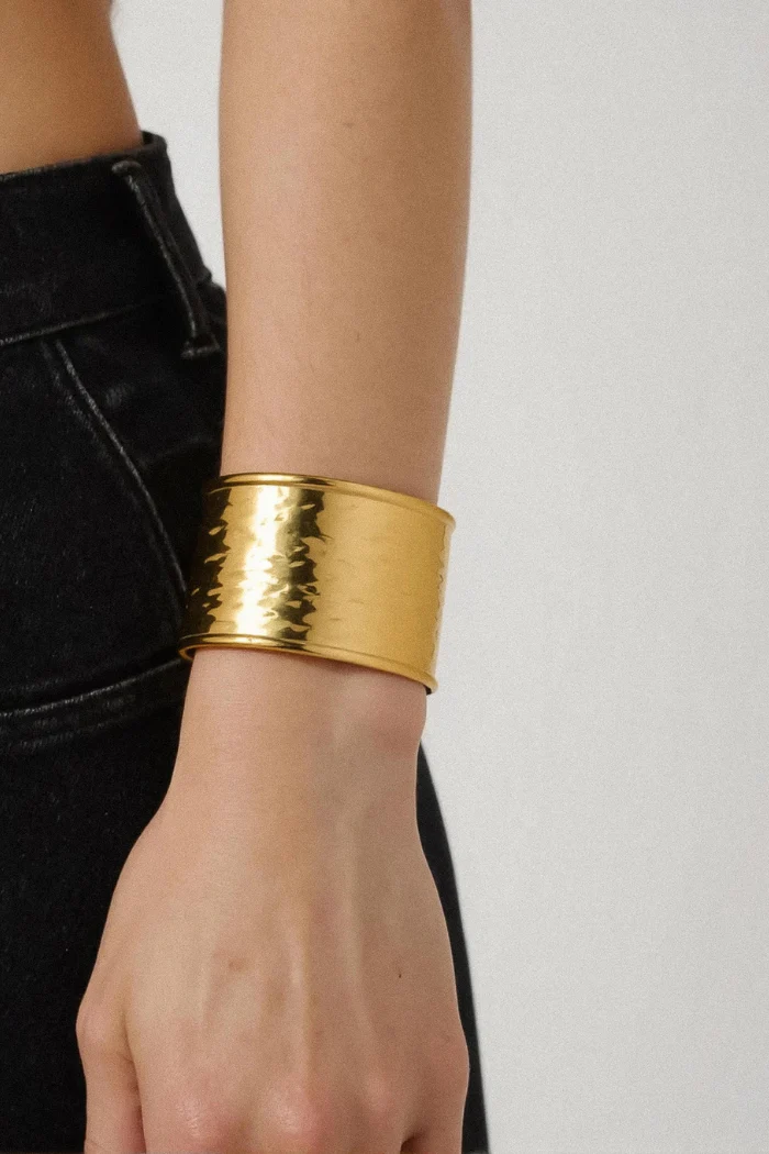 Calric Wide Statement Cuff Bracelet