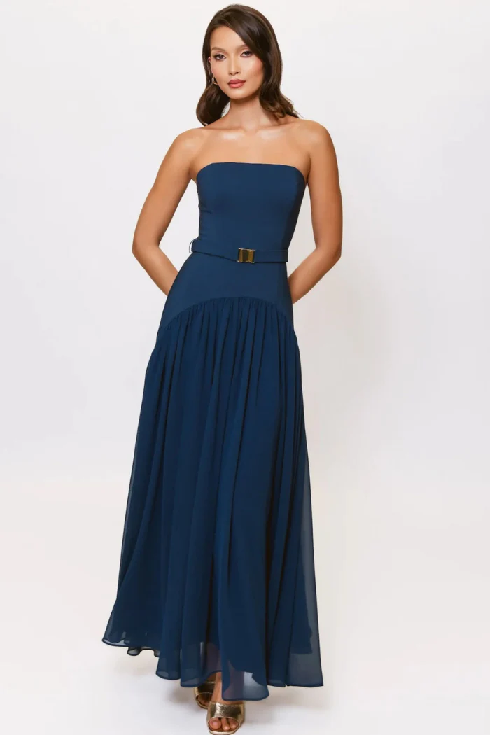 Carmel Dress - Navy - Image 2
