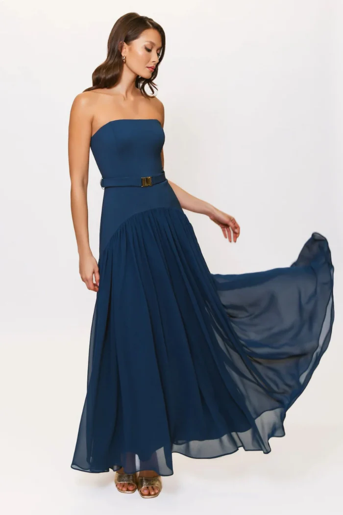 Carmel Dress - Navy - Image 5
