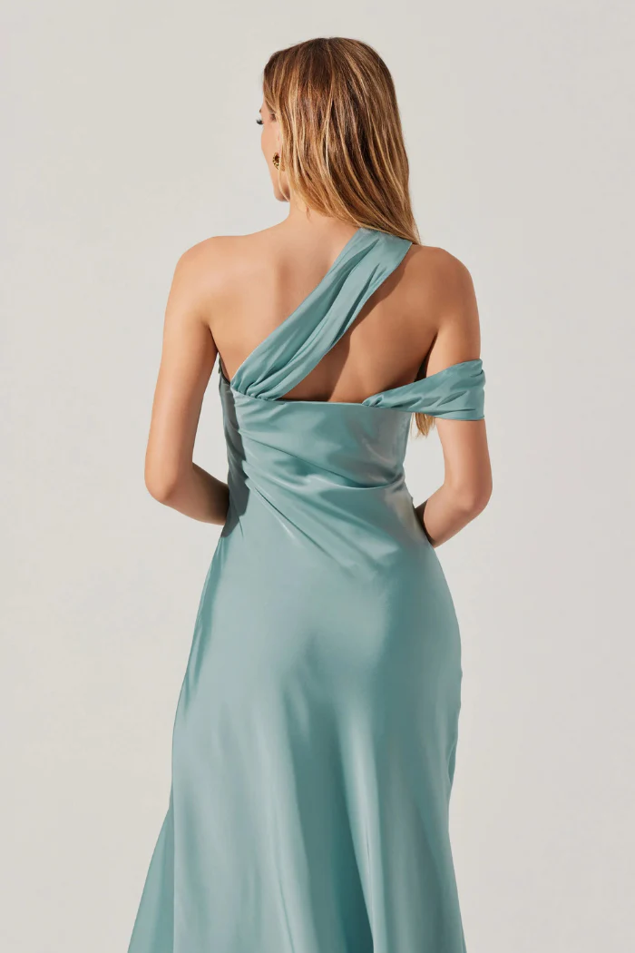 Cersei One Shoulder Midi Dress - Image 6