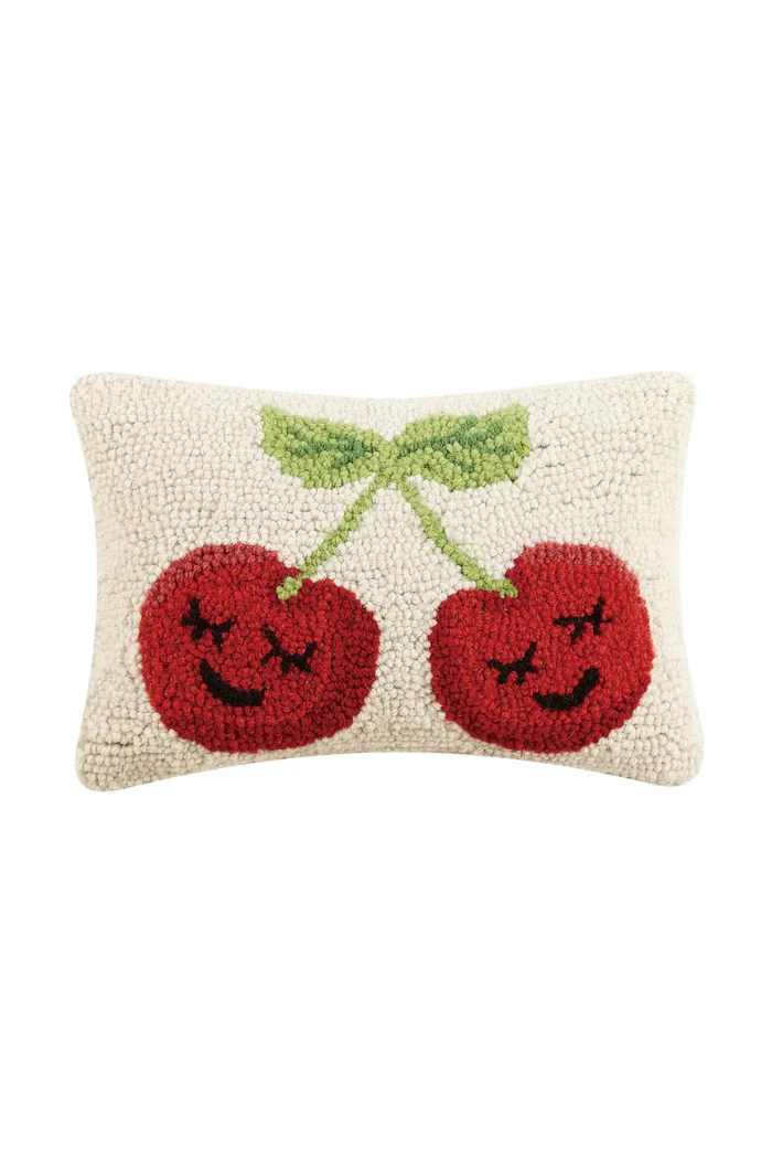 Cherries Hook Pillow - Image 2
