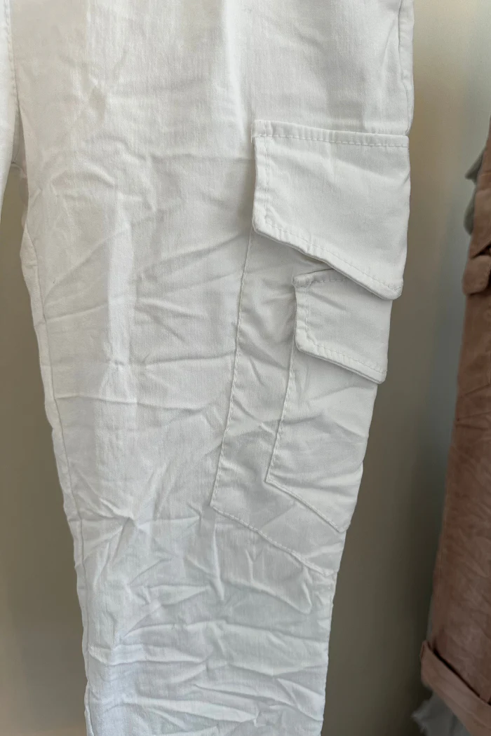 Classic Cotton Cargo Pants - Image 2