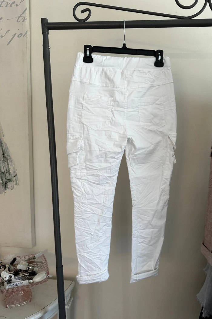 Classic Cotton Cargo Pants - Image 4