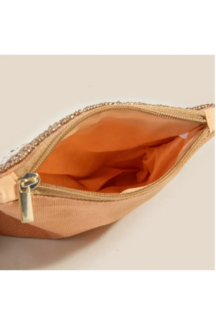 Coffee and Pastries Seed Beaded Coin Purse - Image 2