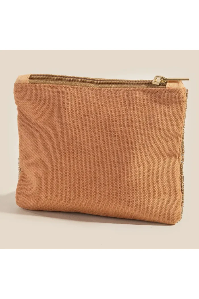 Coffee and Pastries Seed Beaded Coin Purse - Image 3