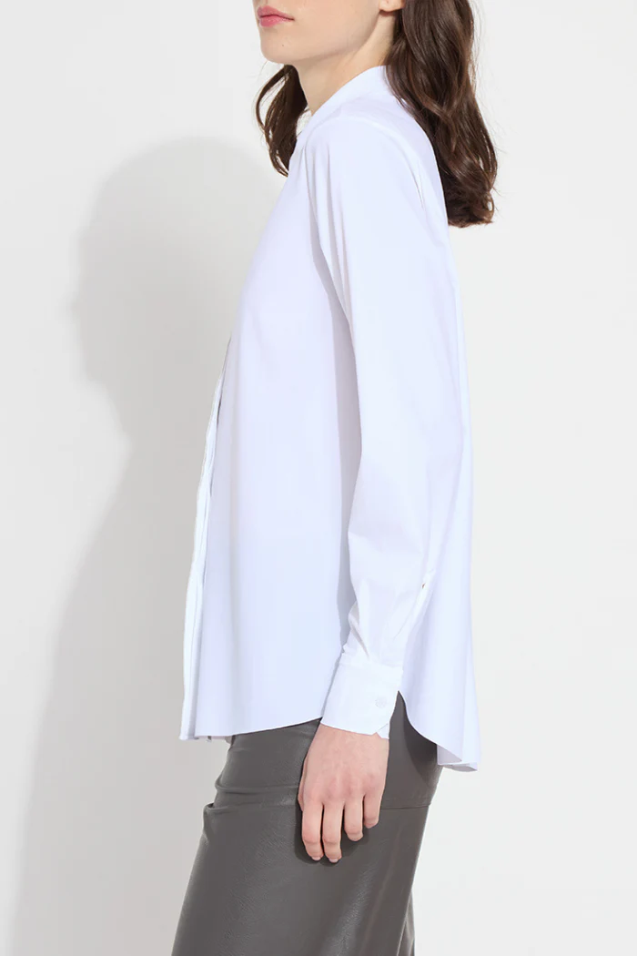 Connie Micro Beaded Shirt - White - Image 4