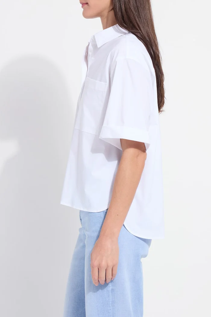 Corinna Oversized Cropped Shirt - Image 2