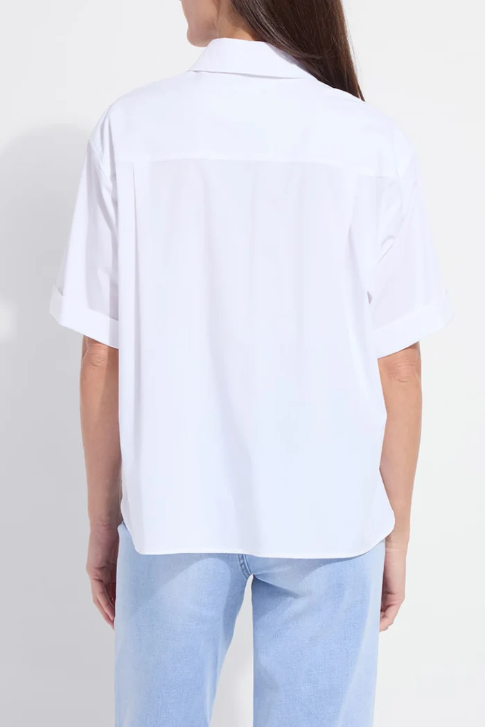 Corinna Oversized Cropped Shirt - Image 3