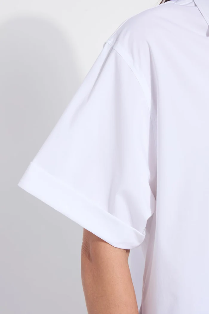 Corinna Oversized Cropped Shirt - Image 5