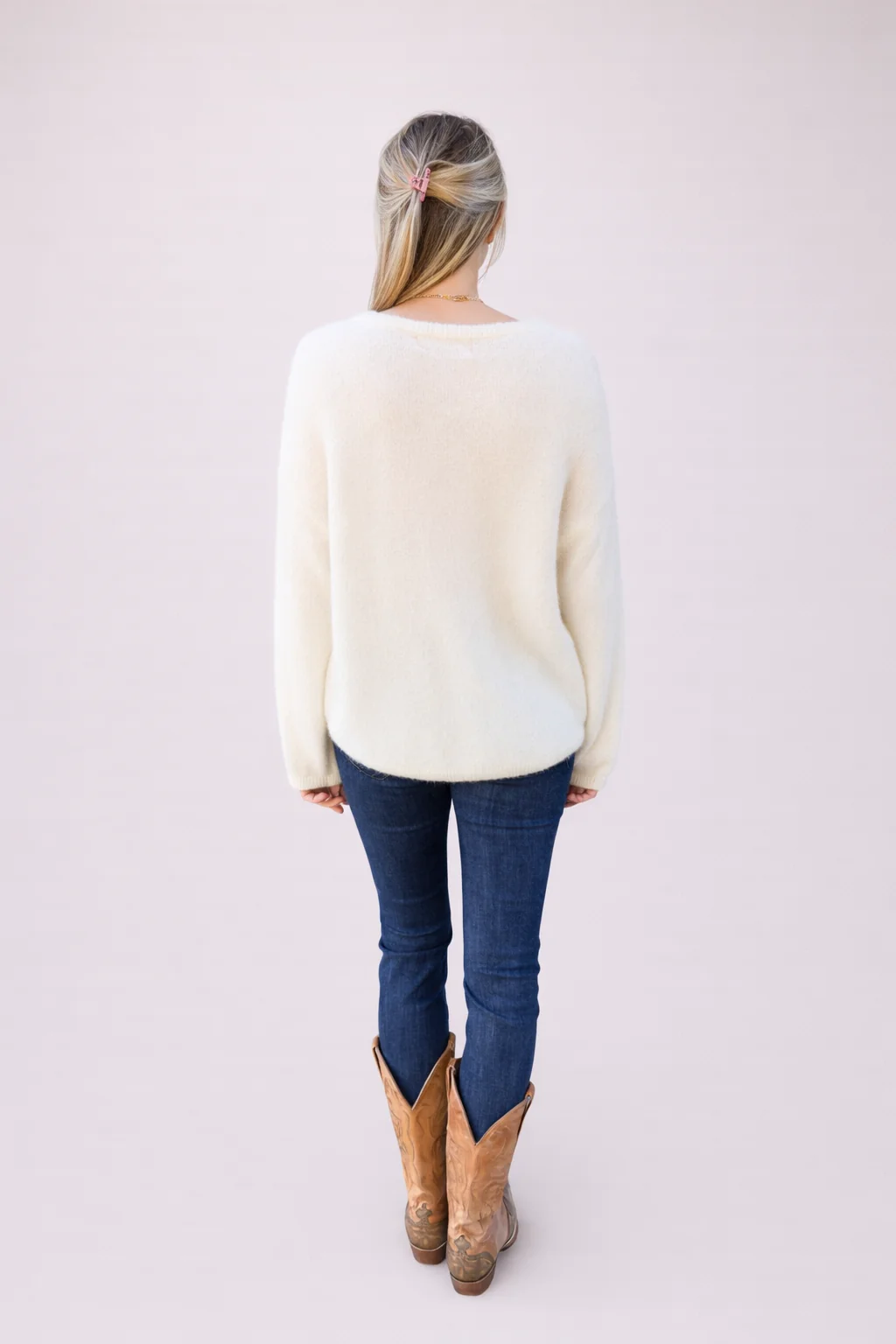 Dahlia Sweater | Ivory - Image 4