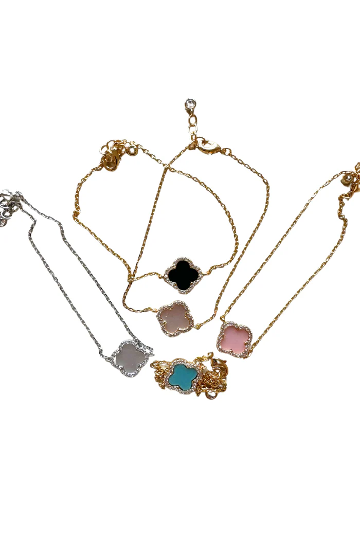 Delicate Clover Bracelet - Image 3
