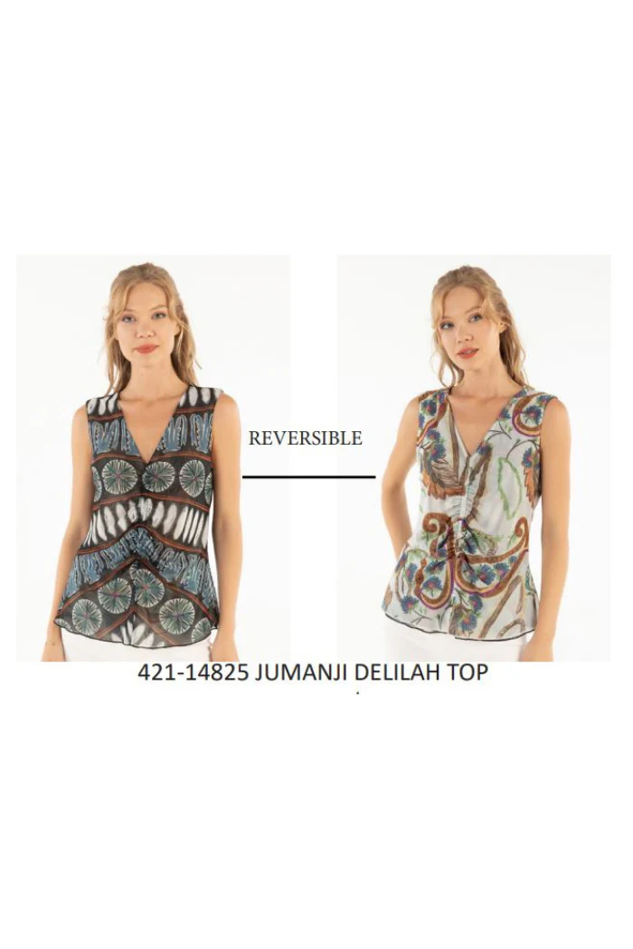 Delilah Reversible Top - Jumanji - Image 6