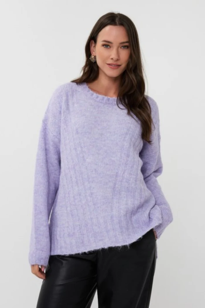 Diagonal Line Sweater