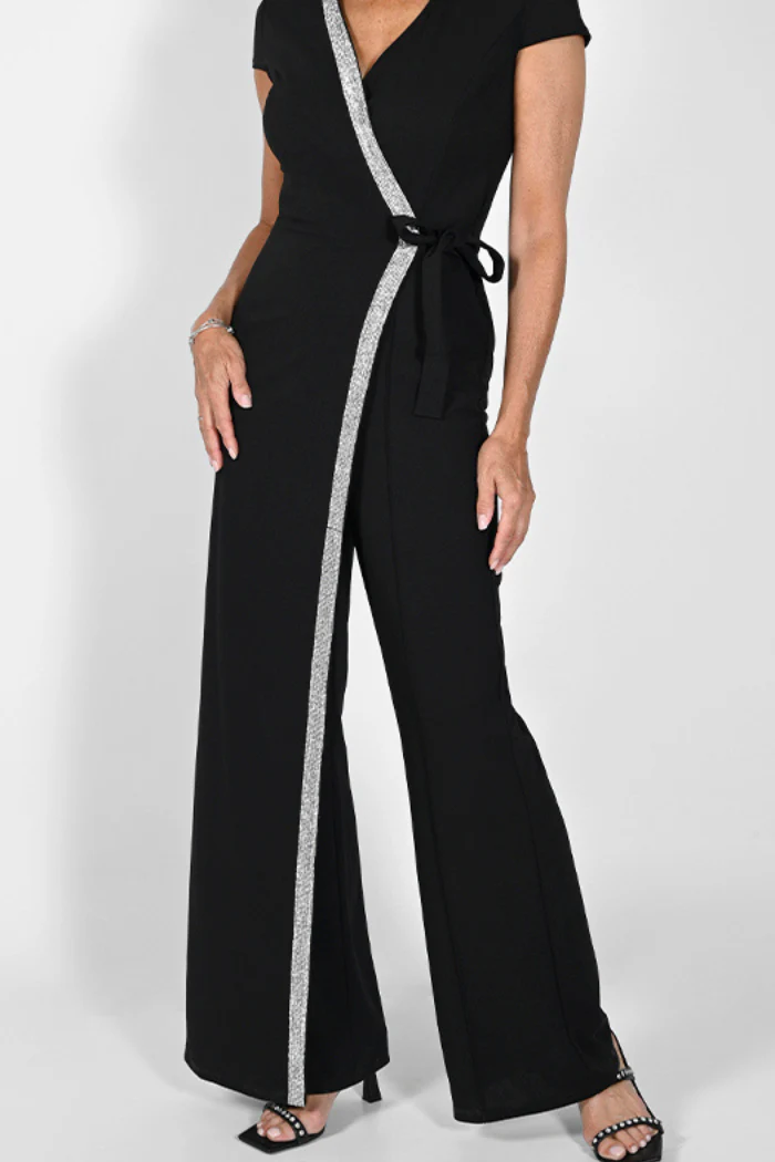 Diamanté Trimmed Jumpsuit