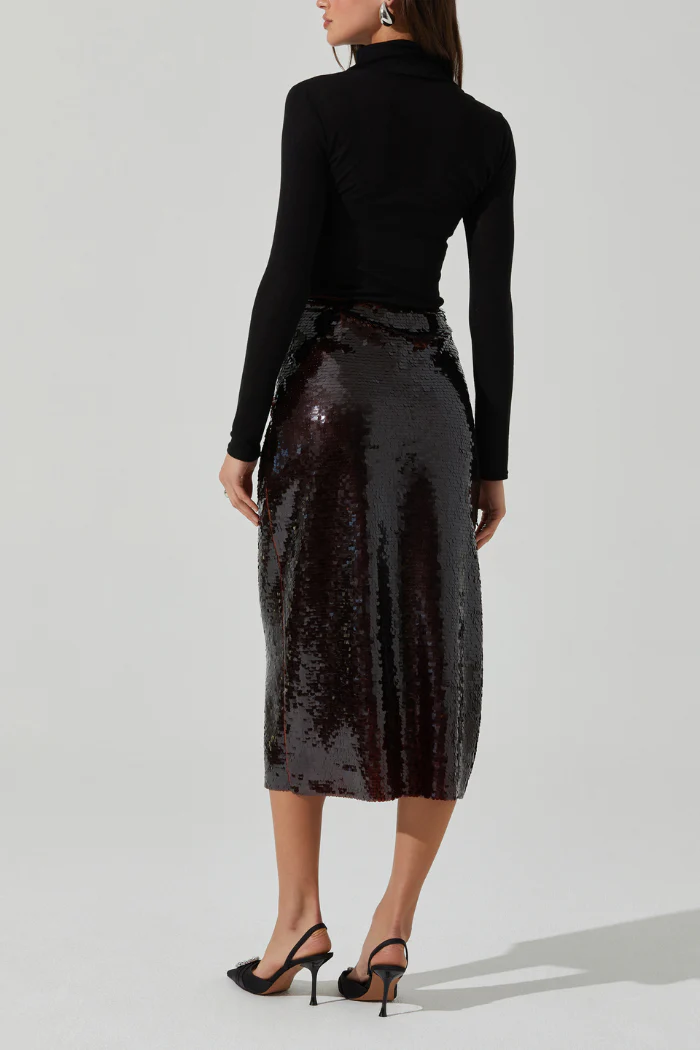 Dova Sequin Skirt - Image 3